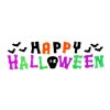 Halloween gél ablakmatrica szett - 50 x 15 cm - 2 féle