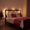 Fényfüzér - 30 m - melegfehér - 600 LED - 220-240V - 6W - zöld kábel