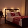 Fényfüzér - 30 m - melegfehér - 600 LED - 220-240V - 6W - átlátszó kábel
