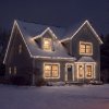 Fényfüzér - 5 m - 200 melegfehér &amp; 50 hidegfehér LED - 100-240V - 6W - fehér kábel