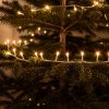 Fényfüzér - 20 m - melegfehér - 400 LED - 220-240V - 6W - átlátszó kábel