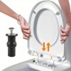 2 db WC-ülőke csuklópánt csavarok, univerzális, felső rögzítő rész, gumi csere készlet
