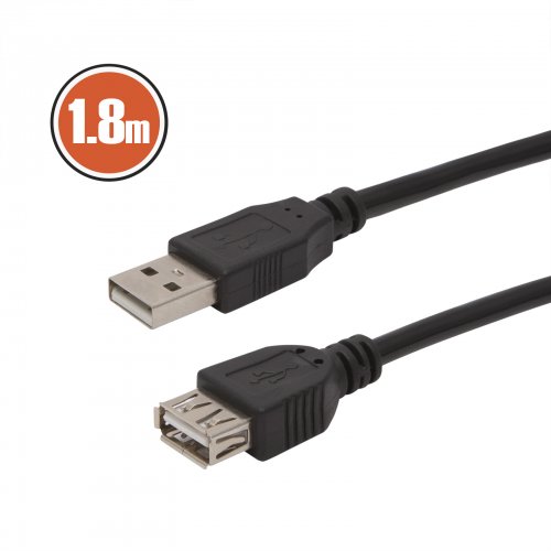 USB hosszabbító A aljzat - A dugó 1,8 m