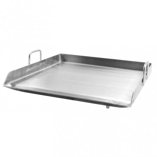 Rozsdamentes  plancha / tepsi / rostlap 50x50x5 cm