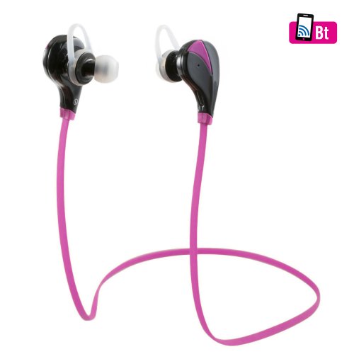 Bluetooth sport fülhallgató, pink
