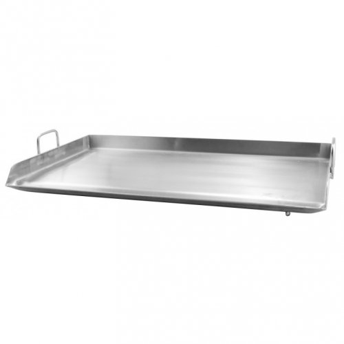 Rozsdamentes plancha / tepsi / rostlap 80x44x5 cm