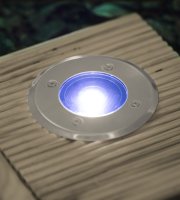 LED-es süllyeszthető, lépésálló szolár lámpa kör