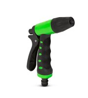 Locsoló pisztoly - állítható vízsugárral - zöld