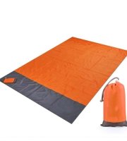 Összehajtható, vízálló strandszőnyeg, piknik takaró Narancssárga