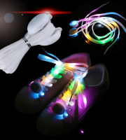 Világító LED-es Cipőfűző Fehér