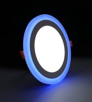 Kör alakú LED Panel - Kék-Fehér - 6500 K