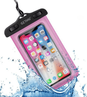 Vízálló telefontok, vízhatlan telefontok Rózsaszín