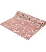 Karácsonyi asztalterítő futó - rózsaszín / arany - 180 x 28 cm