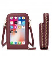 Mobil táska két fiókkal burgundi vörös