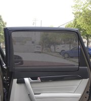 Univerzális belső napellenző, Első- hátsó ablakra szerelhető mágneses napvédő hátsó ablakra