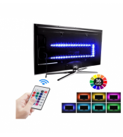 USB RGB háttérvilágítás tv-hez, távirányítóval