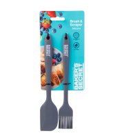 Baker's Secret 2 darabos szilikon ecset és spatula