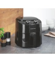 GOURMETMAXX Forrólevegős fritőz/ Airfryer mechanikus fekete 4,5L 1450W