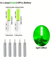 1 készlet (2 lámpa) Elektronikus LED fénykibocsátó éjszakai horgászathoz