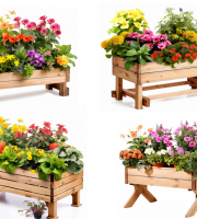 LSH Mini Balcony Box magaságyás - 4 féle típusban