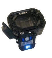 Elektromos öngyújtó, zseblámpa funkcióval, USB töltéssel, 6x6 cm