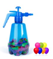 Vizibomba lufi készlet - 500 db lufi - 1,7 L töltőtartállyal