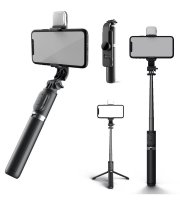 Hordozható Bluetooth selfie bot tripod álvánnyal