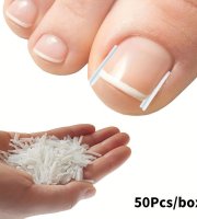50 db Benőtt Köröm Korrekciós Csíkok - Légáteresztő, Rugalmas Pedikűr Eszköz Fájdalomcsillapításra & Köröm Egészségére