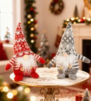 Karácsonyi skandináv manó - 25 x 14 x 12 cm - 2 féle