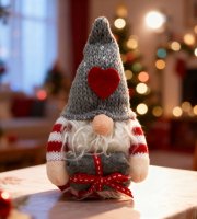 Karácsonyi skandináv manó - 16 x 7 x 8 cm