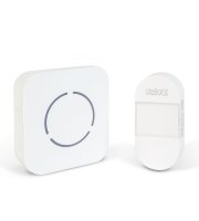 Digitális elem- és vezeték nélküli csengő - Kinetic - fehér - kék LED