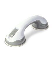 Fürdőszobai kapaszkodó - tapadókorongos - műanyag - fehér - 30 cm