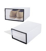 Cipősdoboz szervező doboz rekeszekkel és fedővel - praktikus tárolás otthonra és irodába