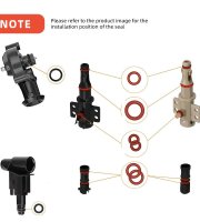 Silikon tömítőgyűrűk Philips Saeco Spidem Gaggia Krups Solis kávéfőzőkkel kompatibilisek