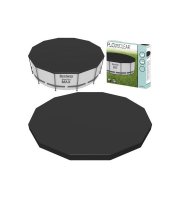 Medence takaró 366 cm-es BESTWAY 58037 - védőfedél, medence védelem, UV-védelem, medence takarás, medencefedés