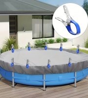 6 db nagy teherbírású rozsdamentes acél medenceborító kapocs