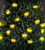 Szolár LED fényfüzér - méhecske - 2,4 m - 25 LED - melegfehér