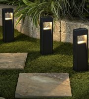 Leszúrható szolár lámpa - 2 melegfehér LED - 33 x 8 x 5 cm