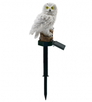 Napelemes kerti baglyos dekor