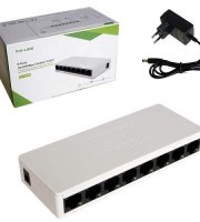 8 portos Switch, 10/100Mbps