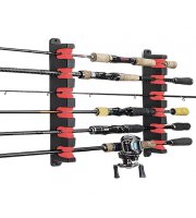 Falra szerelhető horgászbottartó 6 lyukú