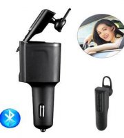 Autós szivargyújtós töltő, headsettel