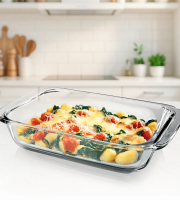 GOURMETmaxx üveg sütőtál / sütőtepsi 800 ml