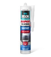 Bison Super szaniter szilikon, fehér, 280ml