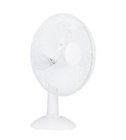 Asztali ventilátor - 30 cm - 35W - 3 sebesség - oszcilláló - fehér - 220-240V AC