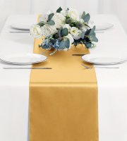 1db Elegáns Különböző színű Szatén Asztalfutó