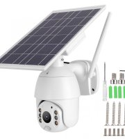 Intelligens, napelemes WiFi biztonsági kamera mozgásérzékelővel